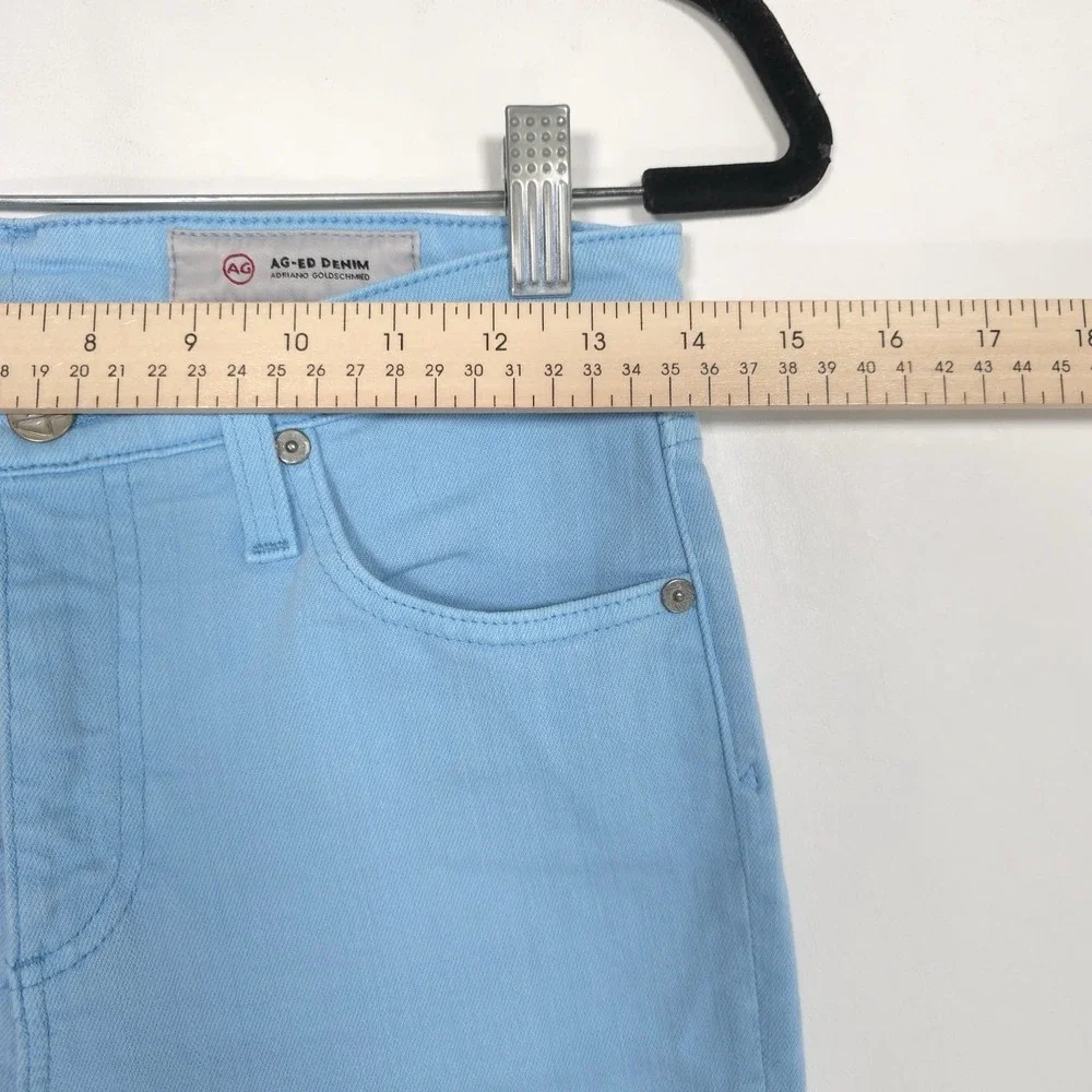 AG ADRIANO GOLDSCHMIED Women's Jeans 27R THE‎ ISABELLE HIGH RISE STRAIGHT Blue
